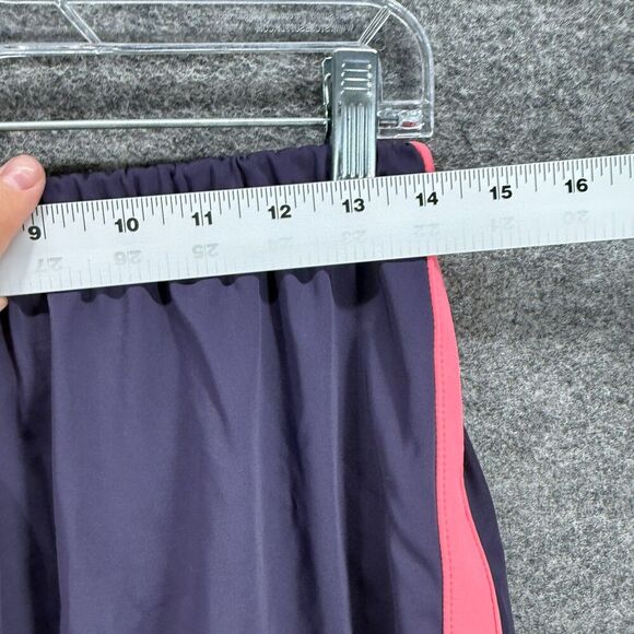 Swim 365 Swim Skort Women 14 Blue Lined Pull On Ellastic Waist Nylon Swimwear - Picture 4 of 8